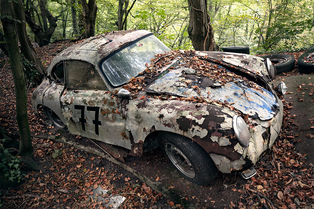 Jan Stel, abandoned cars